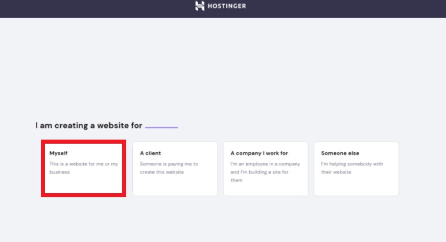 Hostinger WordPress Hosting myself selection